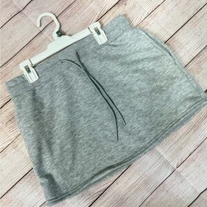 SHEIN Gray Skater Mini Skirt Casual Athletic